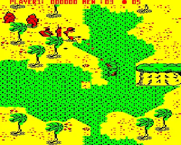 Commando (19xx)(Elite) screen shot game playing